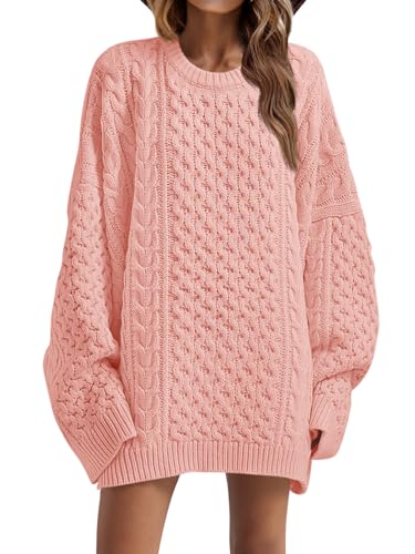 Saodimallsu Womens Oversized Sweaters Chunky Cable...