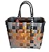 Witzgall Shopper 5010/80/0 grau taupe kupfer kariert
