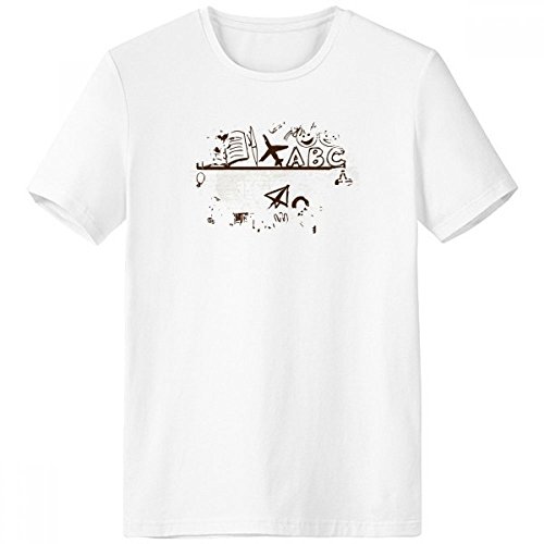 T-shirt blanc sans étiquette anti-irritation coupe ample pour homme sensible
