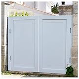 MERKMALE DER SCHWINGTÜR: hochwertige Salontürscharniere aus Edelstahl, Zweiwegeöffnung, dicke Federn, automatisches Schließen, geräuscharm, flexibel einsetzbar, leicht zu schieben und zu ziehen. Lackbeschichtung auf Wasserbasis, gute Farbgebung, gute Witterungsbeständigkeit, verblasst nicht leicht