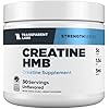 Transparent Labs Bulk Pre-Workout Powder (30 Servings, Strawberry Lemonade) & Creatine HMB (30 Servings, Unflavored)