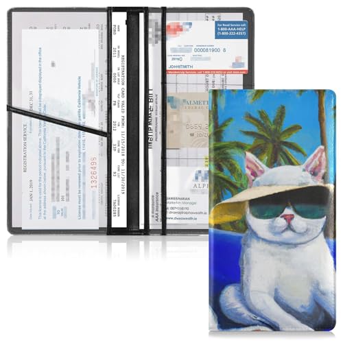 Organizador Para Documentos De Cuero Slim miniatura 6
