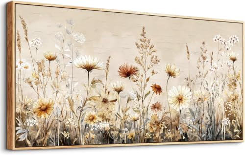 Tableau sur toile lianyibo moderne abstrait grand format pour deco murale salon 50x100