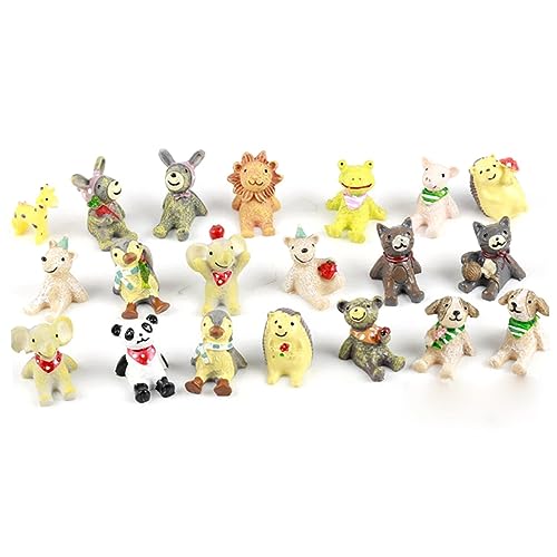 Petits Animaux Kit De Micro Ornements en Résine POPETPOP 40pcs - 8