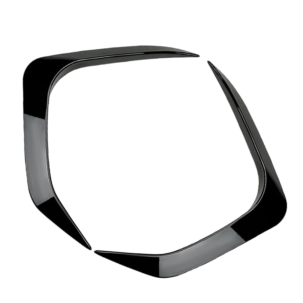 Front Bumper Spoiler Canard Splitter Fog Light Glossy Black ABS for BMW X1 U11 M Sport 2023 2024 Car