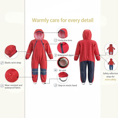 Combinaison imperméable d'extérieur coupe-vent et respirante - 4