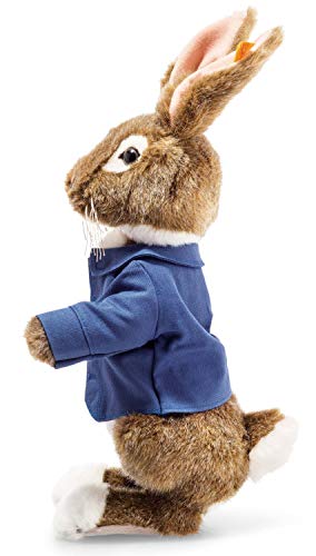 Steiff 355240 Peter Rabbit 30 cm braun/beige 3-Fach gegliedert (Arme und Kopf) stehend – Bild 3