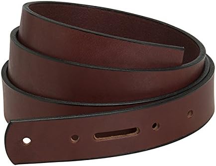 Weaver Leathercraft Belt Blank with Snap Holes and Edge Paint