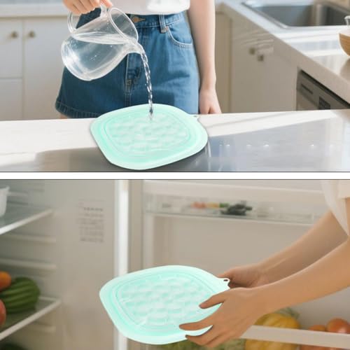 Cuenco de hielo para la cara de silicona y antifugas que refresca y cuida tu piel 3