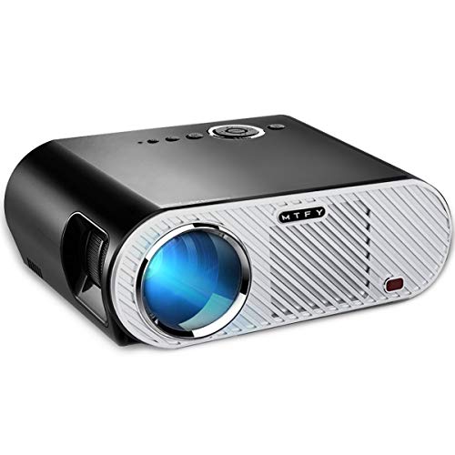 MTFY Projector-30000 Hours Portable LED HD 1080P Video Projector-Home Theater Projector Office Projector