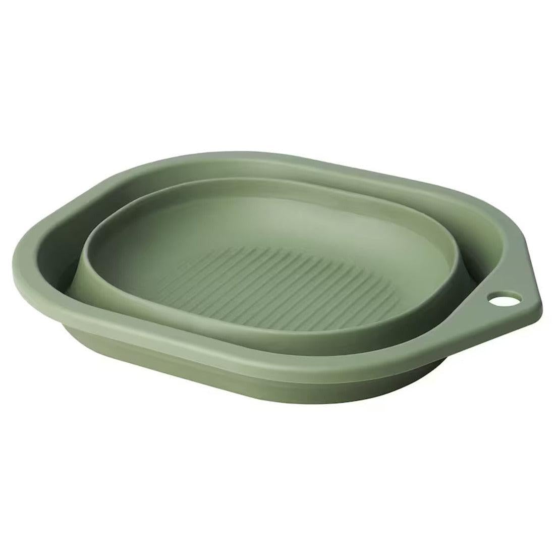 IKEA PEPPRIG Wash-tub, Foldable/Green, 10 l-image-48