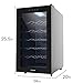 hOmeLabs 18 Bottle Wine Cooler - Free Standing Single Zone Fridge and Chiller for Red and White Wines