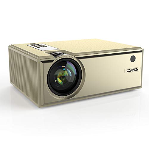 Proyector WiFi,YABER Y61 Mini Proyector Portátil, Proyector 5800 Lúmenes Soporta 1080P Full HD Vídeo Proyector Cine en Casa 720P Nativo 80000 Horas 300'...