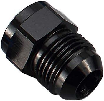 AC PERFORMANCE Black Aluminum Female 6 AN to 8 AN Expanding Hose Fitting Adapters Female JIC -6AN to Male -8AN Flare Thread Hose Expander