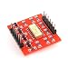 Produktbild camellia HW-399 4-Wege-Optokoppler-Isolationskarte für Arduino-Erweiterungskarte High- und Low-Level-Optokoppler-Isolationsmodul (rot)