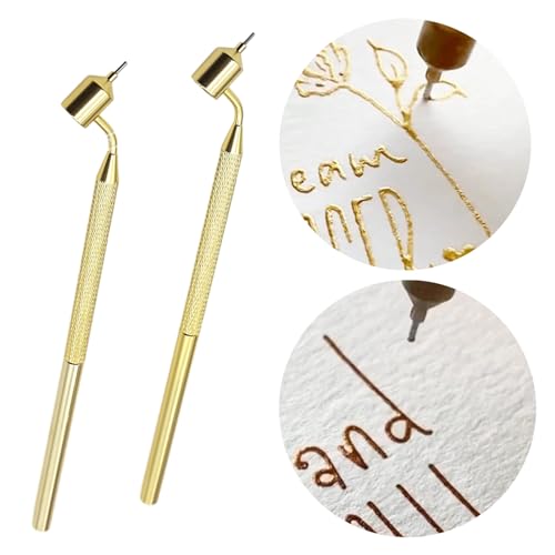 Ys0911 Fine Line Painting Pen For Rock Chip Scratch Repair Fluid Writer Touch Up Paint Applicator Pen Slanting Tip 0.5Mm/0.7Mm Fine Scratches Touch Up Pen thumb #2