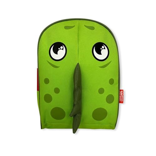 Mochila Escolar Infantil Maternal Dinossauro 3D Verde – Mochilinha de Passeio para Meninos, Leve, Resistente, Espaçosa, com Alças Ajustáveis e Bolso Frontal para Escola e Viagens