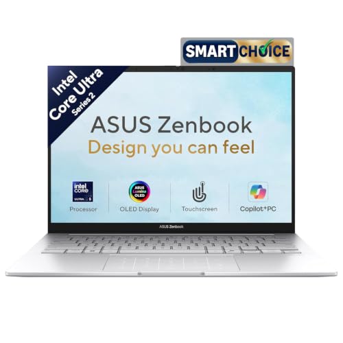ASUS Zenbook 14 (2026),Intel Core Ultra 5 225H,Intel Arc iGPU,16GB/1TB,FHD+ OLED,Touchscreen,14"(35.5 cm),Wind