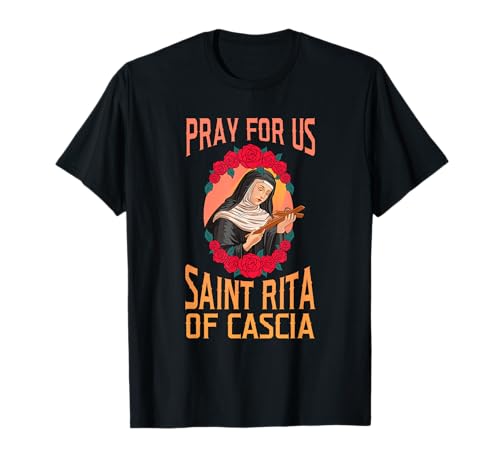 Photo de Priez Pour Nous, Sainte Rita De Cascia T-Shirt