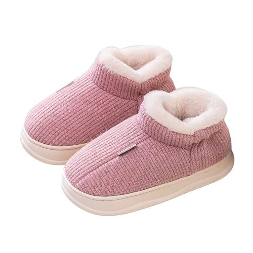 Chausson hiver pour femmes avec semelle épaisse et doublure en toison