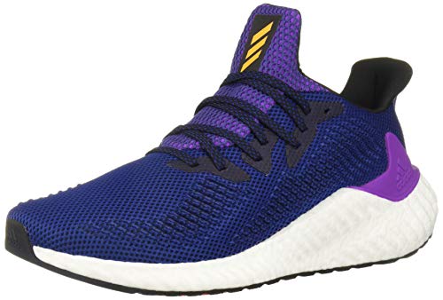 adidas Men's Alphaboost Running Shoe, Unity Ink/Real Gold/Shock Purple, 13 M US