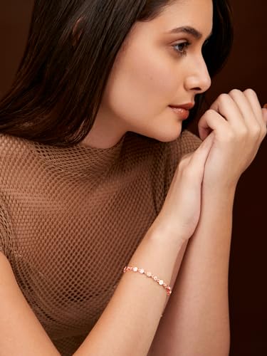 Image of MINUTIAE Adjustable Stylish Dazzling Party Bling Stackable Bracelet for Women