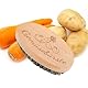 SEPGLITTER Gemüsebürste, 11 * 6cm Spülbürste Holz Gemüsebürste Holz für Kartoffeln Karotten Obst, Küchenbürste aus für Gemüse und Obst