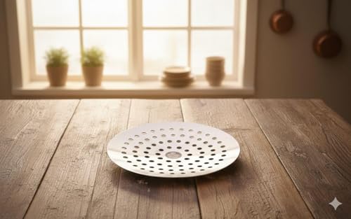 Image of Stainless Steel Chapati Basket Roti Holder for Dining Table Bread Naan Paratha Serving Plate Rust-Resistant Durable Kitchen & Dinnerware Serveware for Home and Restaurant (9 Inch Round)