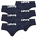 Produktbild 6er Pack Levis Men Solid Basic Brief Shorts Slip Herren Unterhose Pant Unterwäsche, Farbe:321 - Navy, Bekleidungsgröße:XL
