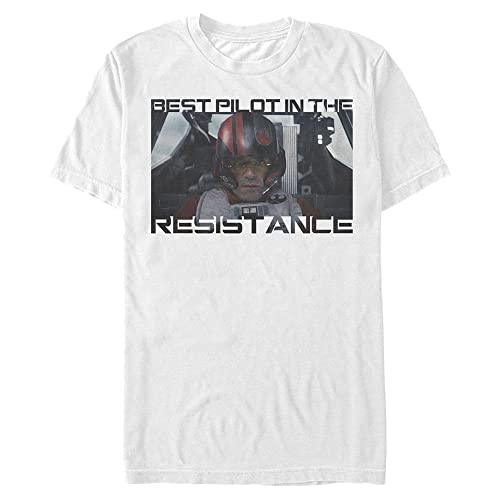 Star Wars t-shirt homme meilleur texte noir en coton col rond original
