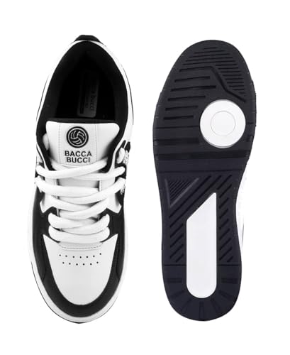 Image of Bacca Bucci Men Leather Sneaker Shoes