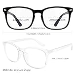 2 PCS Blue Light Glasses for Woman, Blue Light Glasses Men Bluelight Blocking Glasses Eyeglasses For Reading Gaming - Image 3