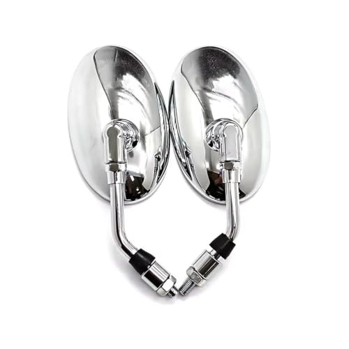 Espejo moto retrovisor galvanizado de alta resistencia lateral plata
