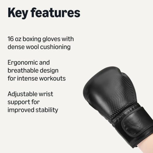Image of Amazon Basics Boxing Gloves for Men & Women, Sparring, Training, Muay Thai, Kickboxing, MMA