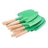 TOYANDONA 10 Stück Gartenschaufeln Handliche Pflanzspaten Eisenspaten mit Holzgriff für...