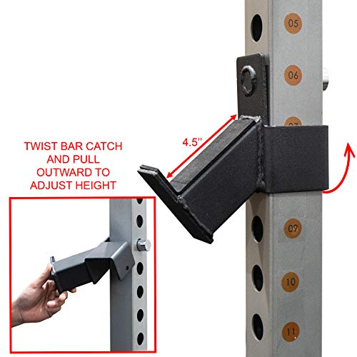 Valor Fitness BD-41 Heavy Duty Power Cage with Multi-Grip Chin-Up Bar