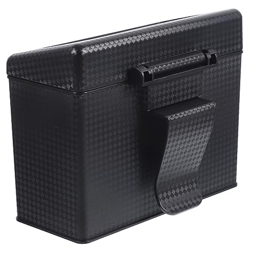 Anneome Vehicle Trash Cans Auto Trash Can Cover Rv Waste Bin Plastic Space-Saving Design