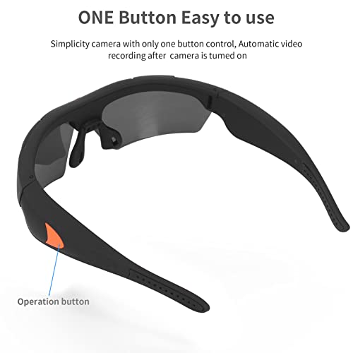 Annadue Smart Camera Video Occhiali da Sole, Ultra...