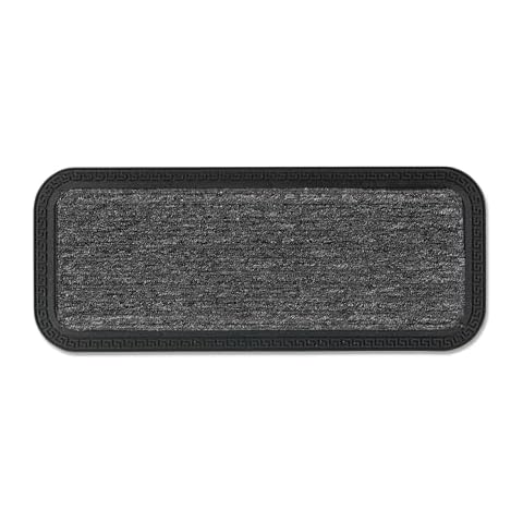 Paillasson gris Carpido 25 x 60 cm Cover