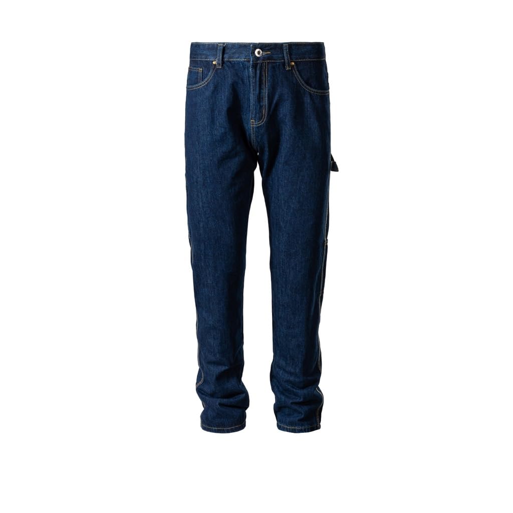 Jean brodé unisexe coupe slim vêtement high street parfait pour vos sorties urbaines