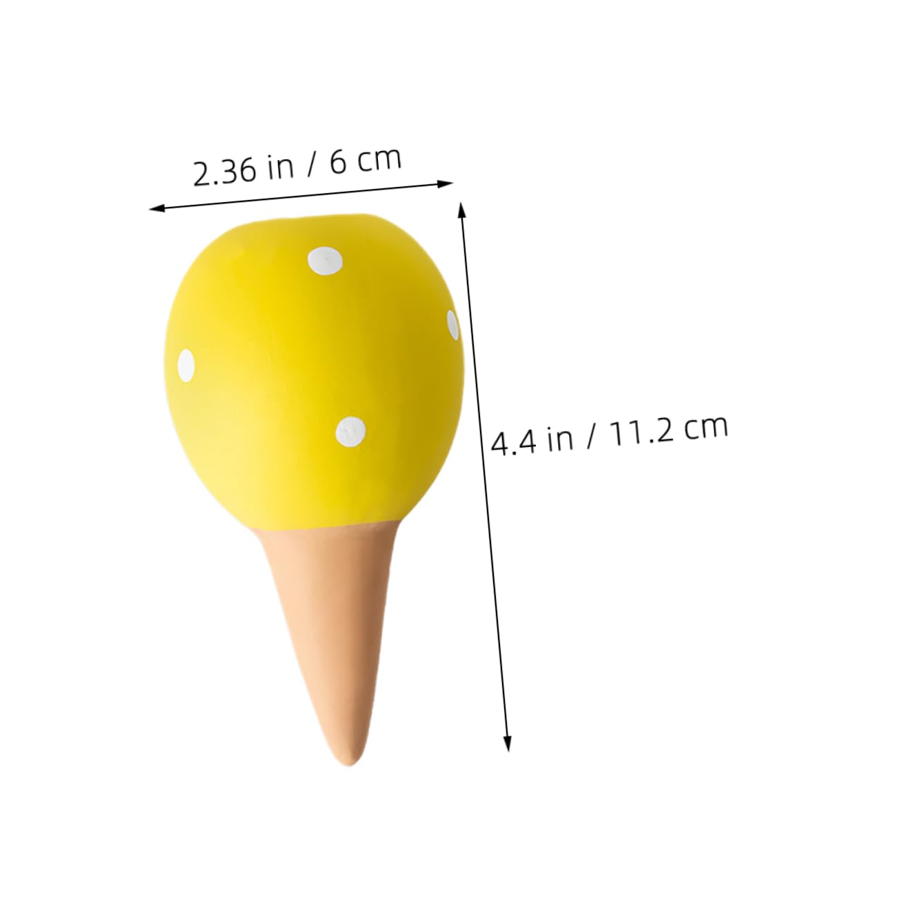 Mikikit 4Pcs Terracotta Plant Watering Spikes Automatic Plant Watering Device Self Watering System with Charming Design for Effortless Plant Care During