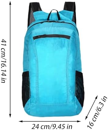 SKYSPER 20L Zaino Pieghevole da Escursione Zaino da Hiking Leggero Zaino Viaggio Multifunzioni per Viaggi Escursioni Gite Trekking