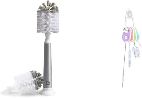 Miniatura 10 de Munchkin Shine - Cepillo para botellas de acero inoxidable y cabezal de recambio