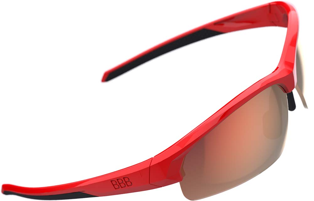 Gafas deportivas pequeñas BBB Impress rojas evitan fatiga visual 2