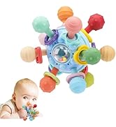 Baby Montessori Sensory Toys for 0-6 6-12 Months, Baby Teether Teething Toys for Babies 0 3 6 9 1...