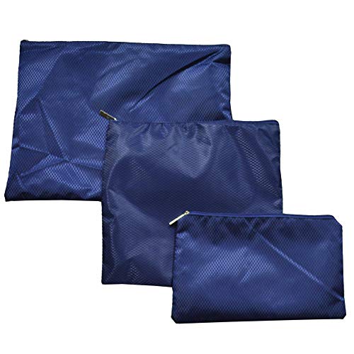 Organizador de Mala Viagem Necessaire Kit 7 Peças Azul Marinho CBRN113661