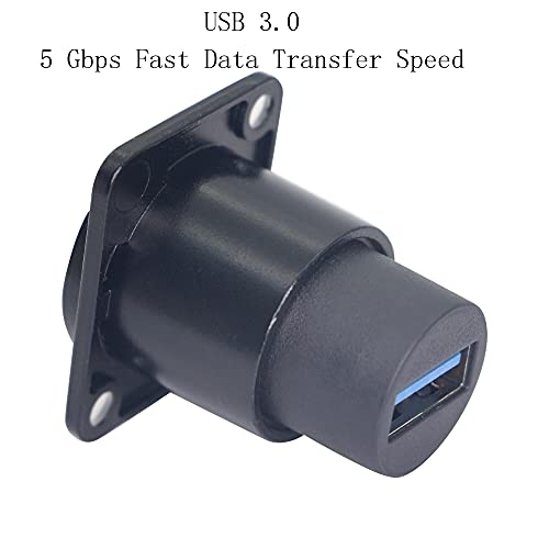 Conector USB 3.0 tipo B Panel Mount hembra QIANRENON miniatura 2