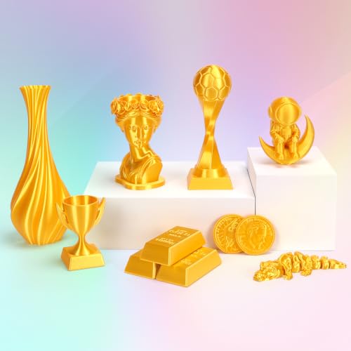 Image of iSANMATE Silk Gold PLA Filament 1.75mm 1kg for FDM 3D Printer