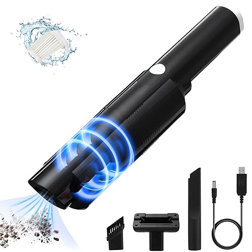 icyant Aspiradora de Mano sin Cable, 12000PA Potente Aspiradora de Carga...