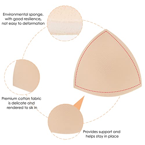 Wllhyf 2 Pairs Bra Pads Inserts Breast Enhancers Women's Push Up Bra Pads Inserts Sports Bra Cups Add 1-2 Cup Sizes #TOP5